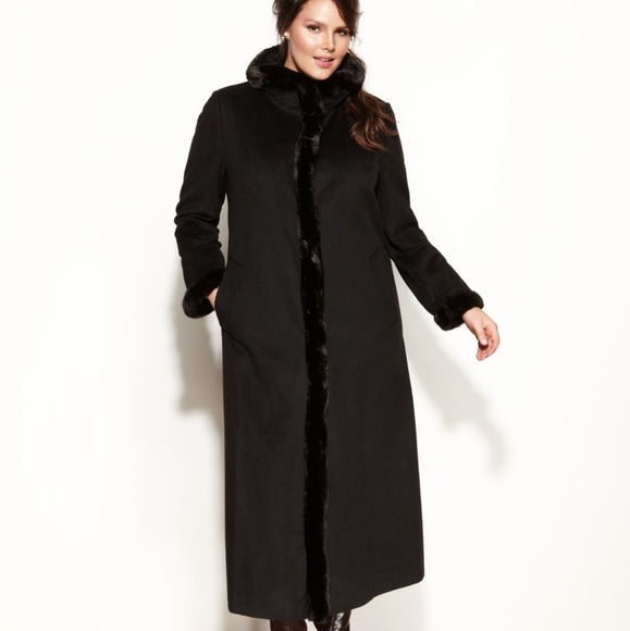 size 20 black coat